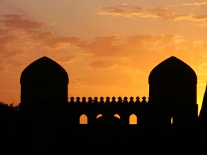 Atardecer Uzbekistán